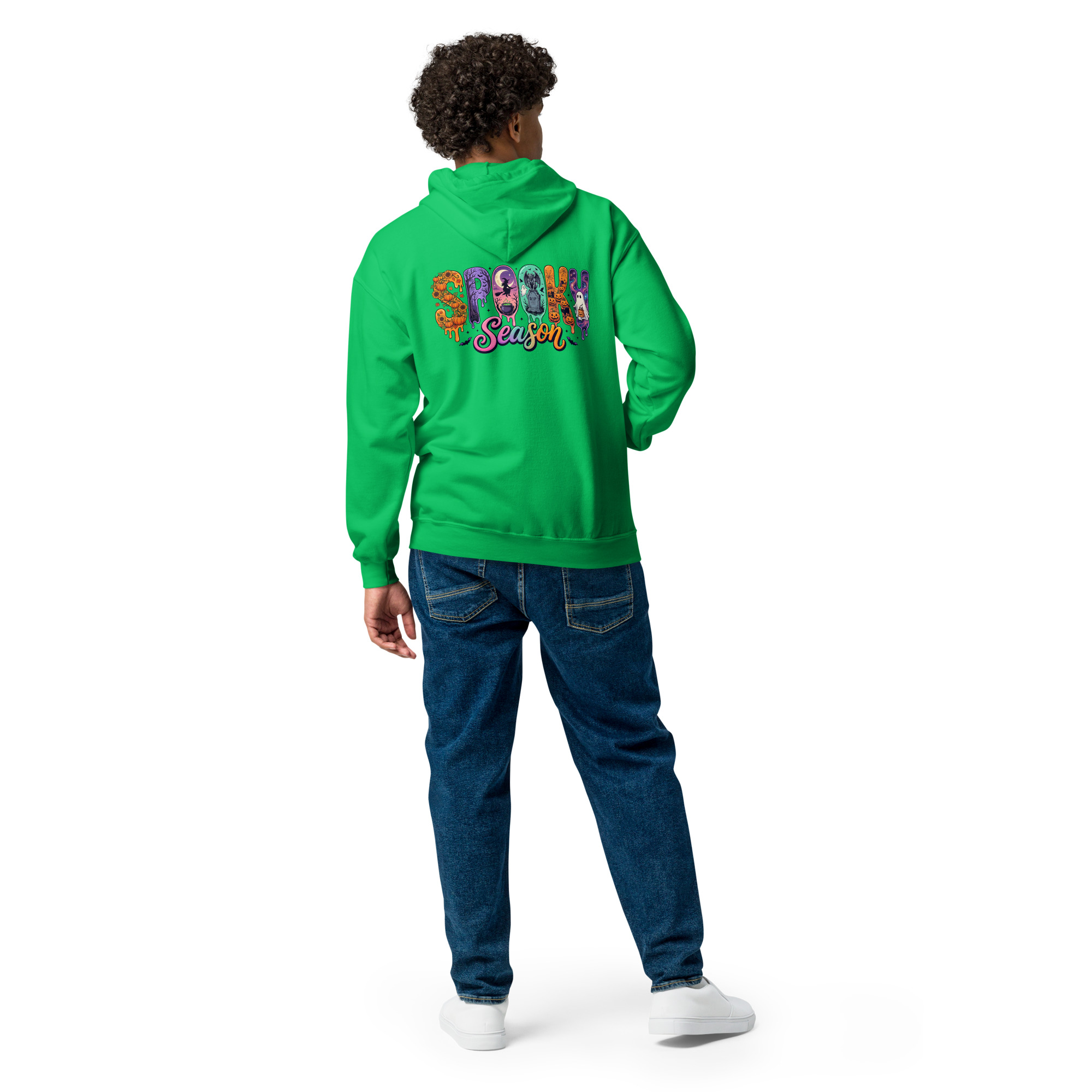 Spooky Season Unisex heavy blend zip hoodie - Image 7