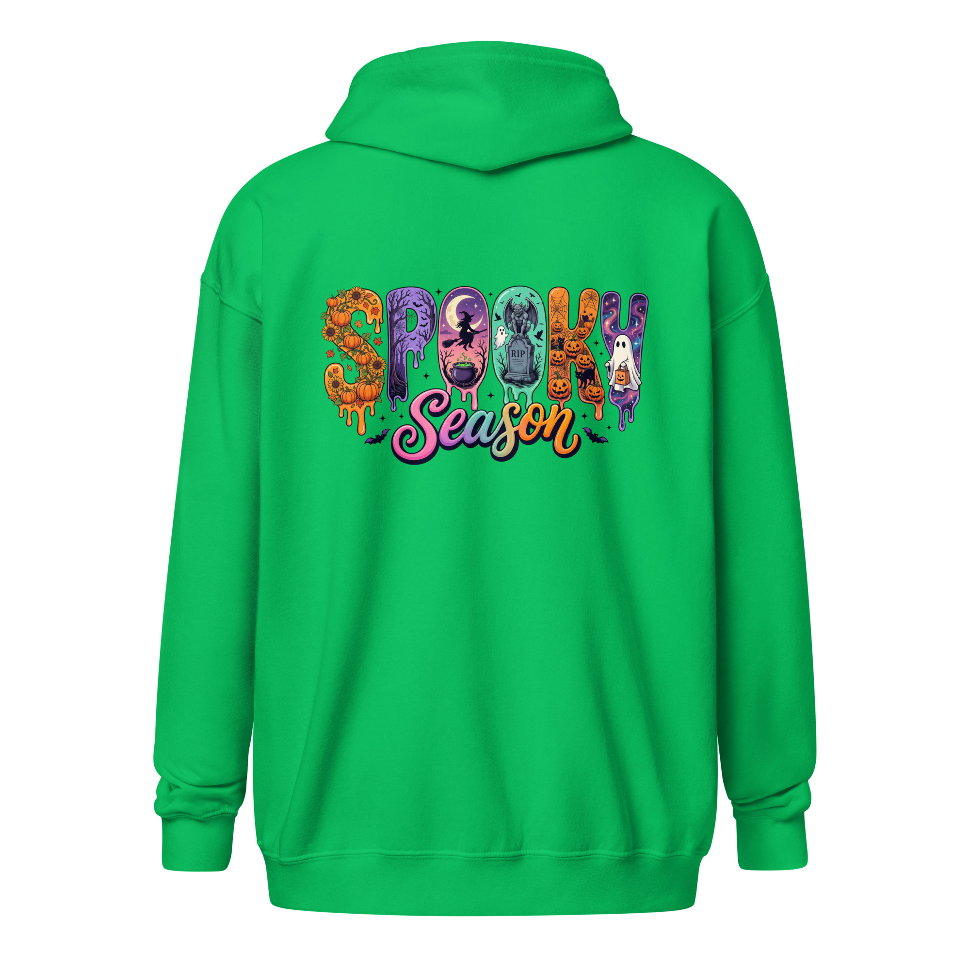 Spooky Season Unisex heavy blend zip hoodie - Image 29