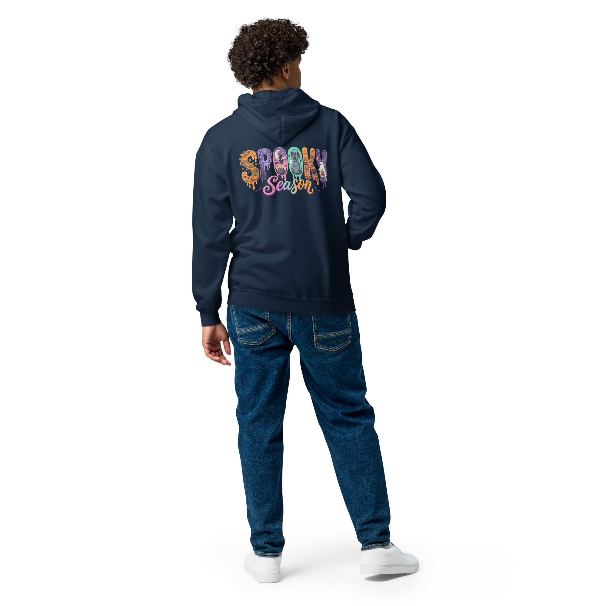 Spooky Season Unisex heavy blend zip hoodie - Image 3