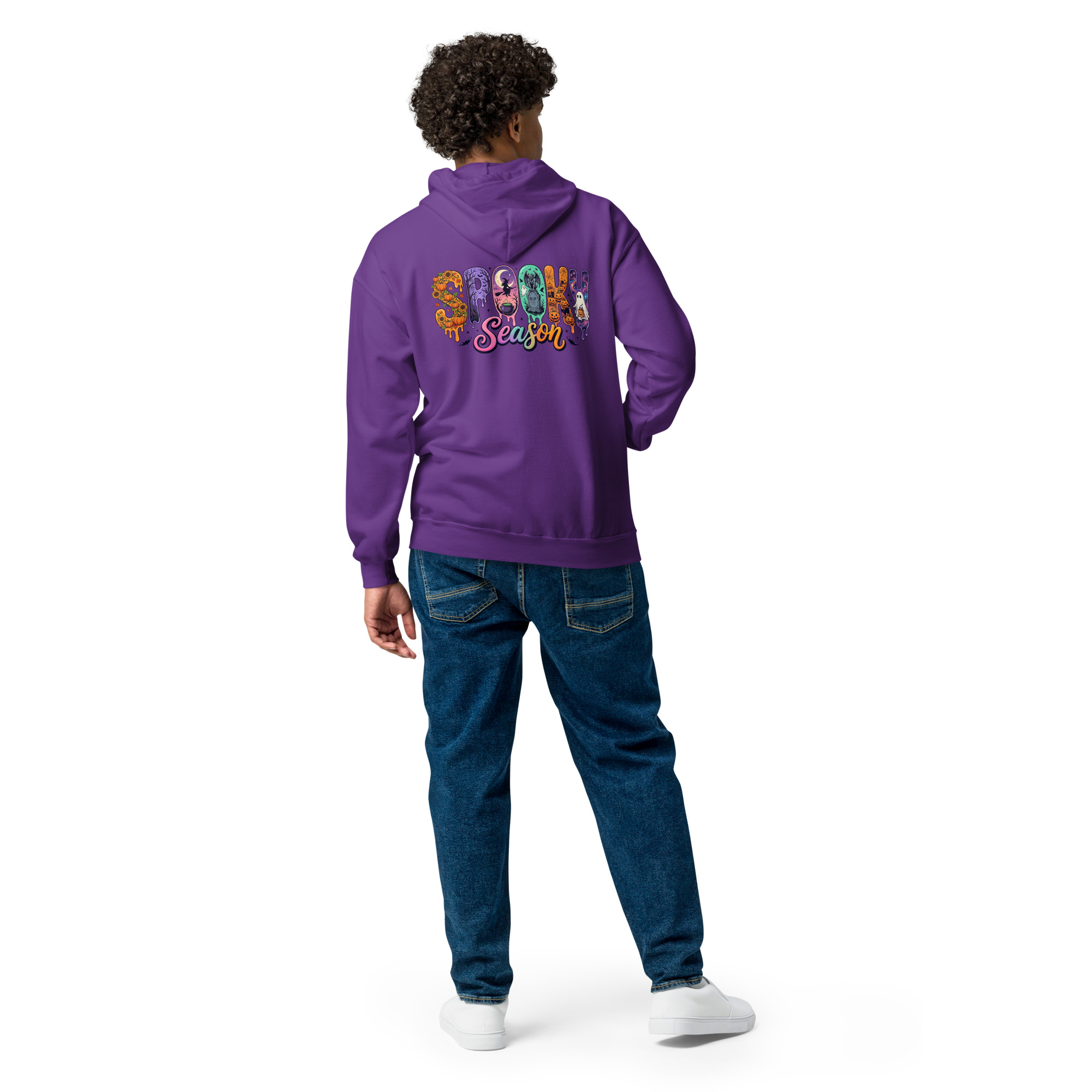 Spooky Season Unisex heavy blend zip hoodie - Image 6