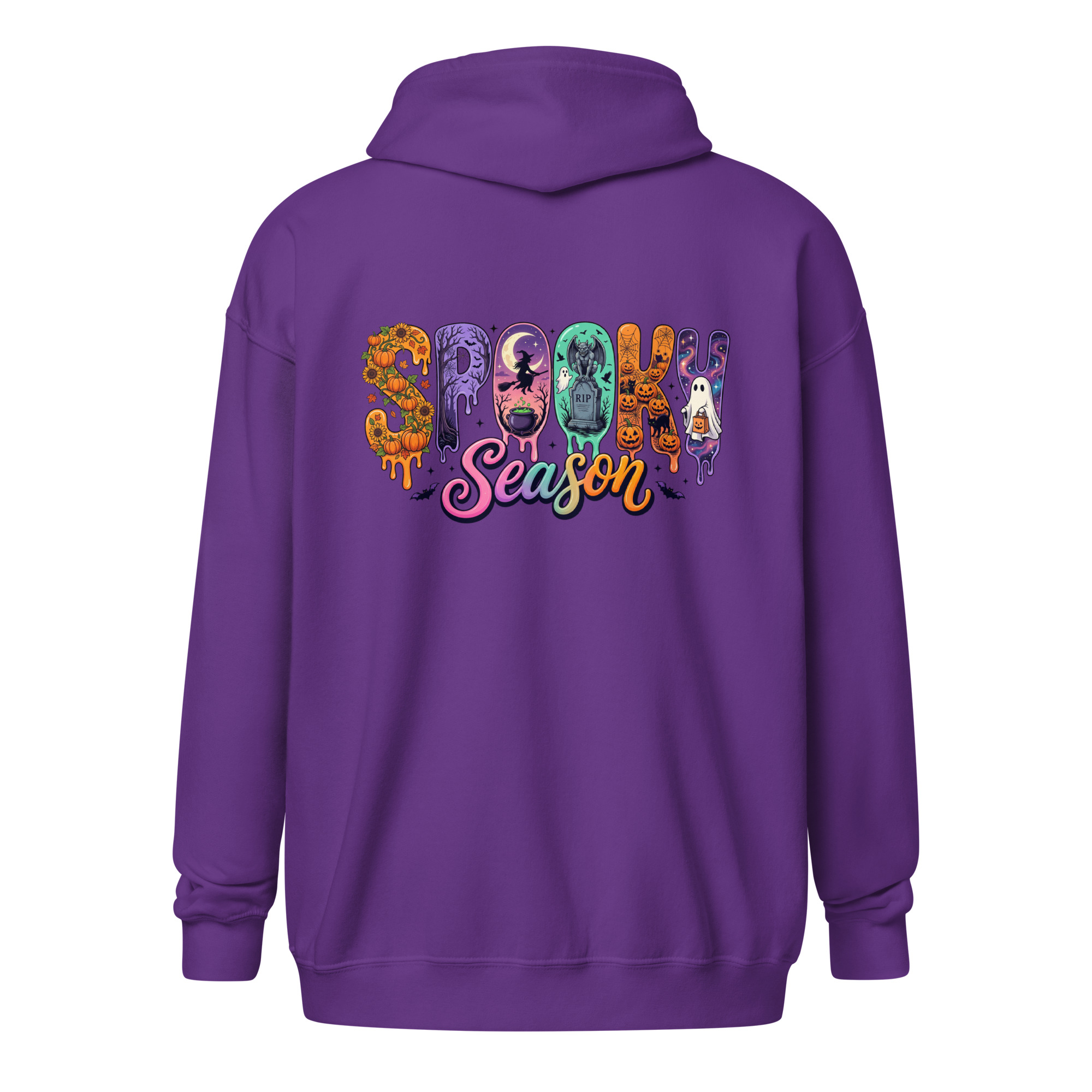 Spooky Season Unisex heavy blend zip hoodie - Image 25