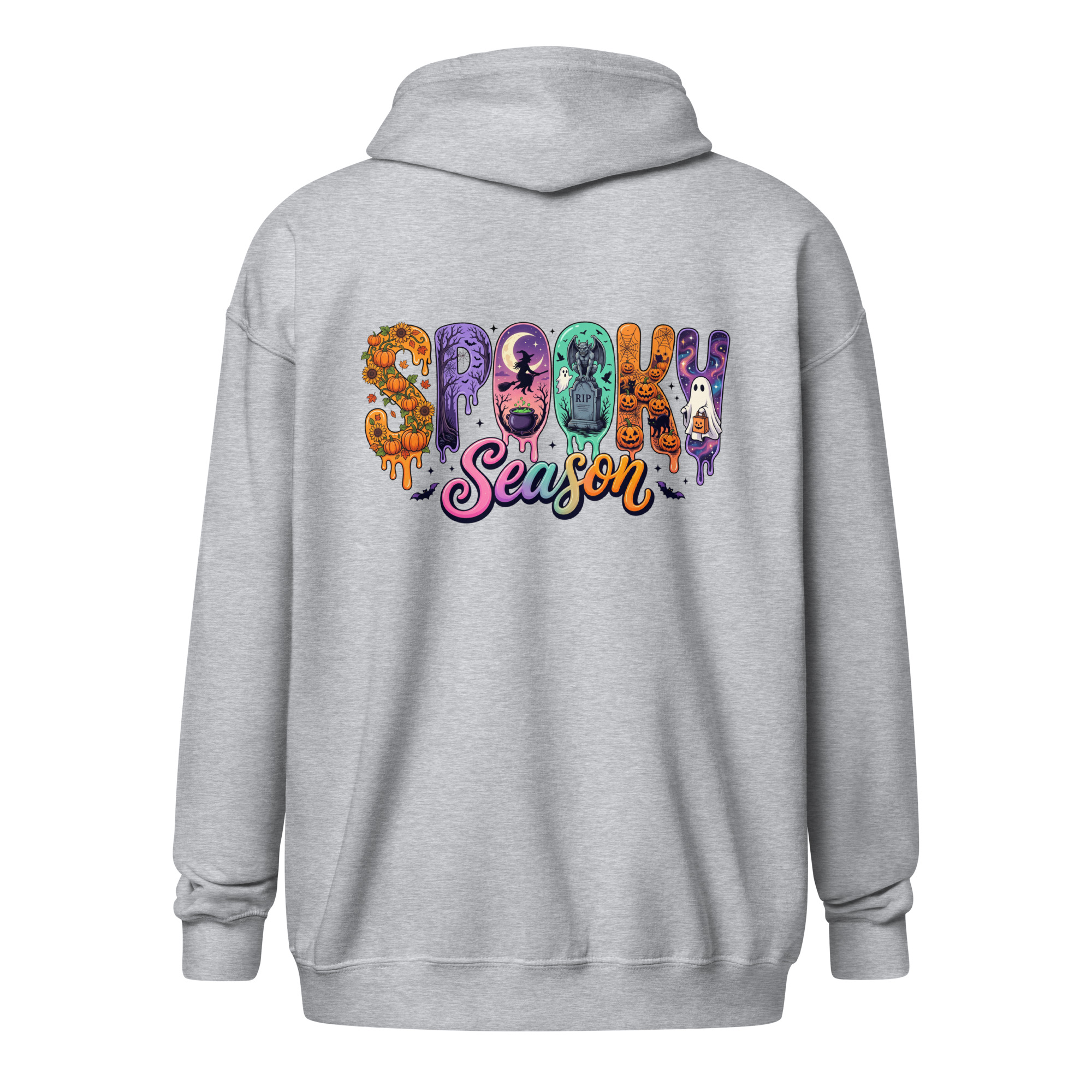 Spooky Season Unisex heavy blend zip hoodie - Image 33