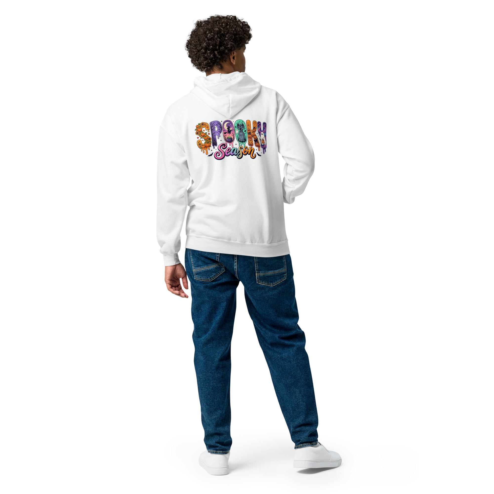 Spooky Season Unisex heavy blend zip hoodie - Image 9