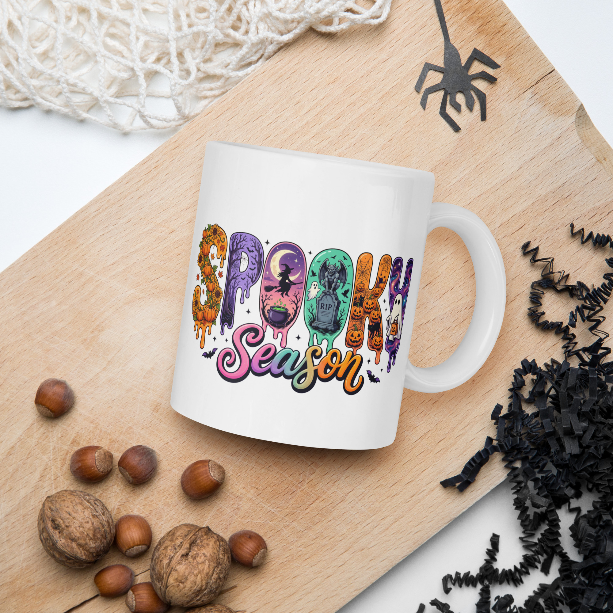 Spooky Season White glossy mug - Image 2