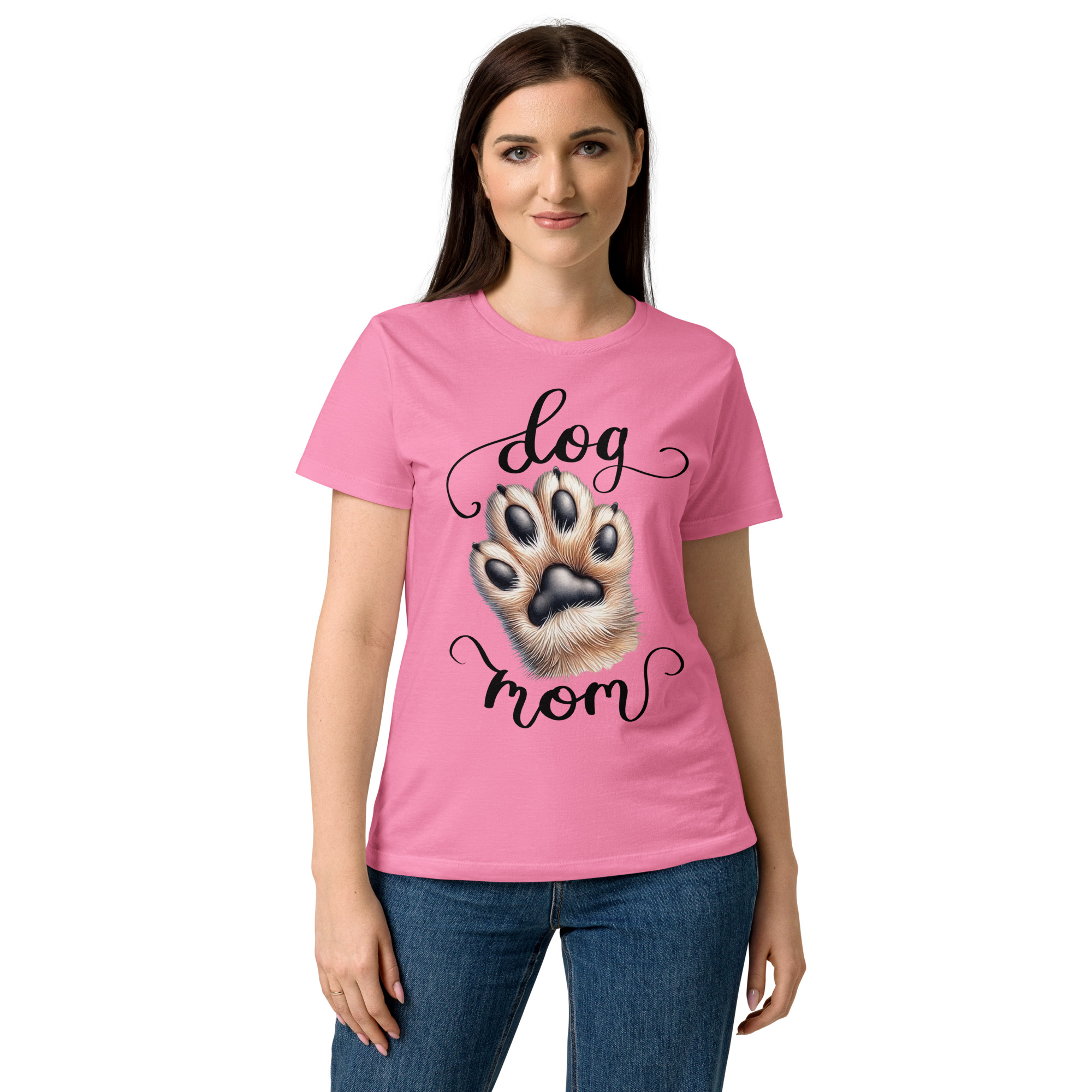 Dog Mom Women’s basic softstyle t-shirt - Image 5