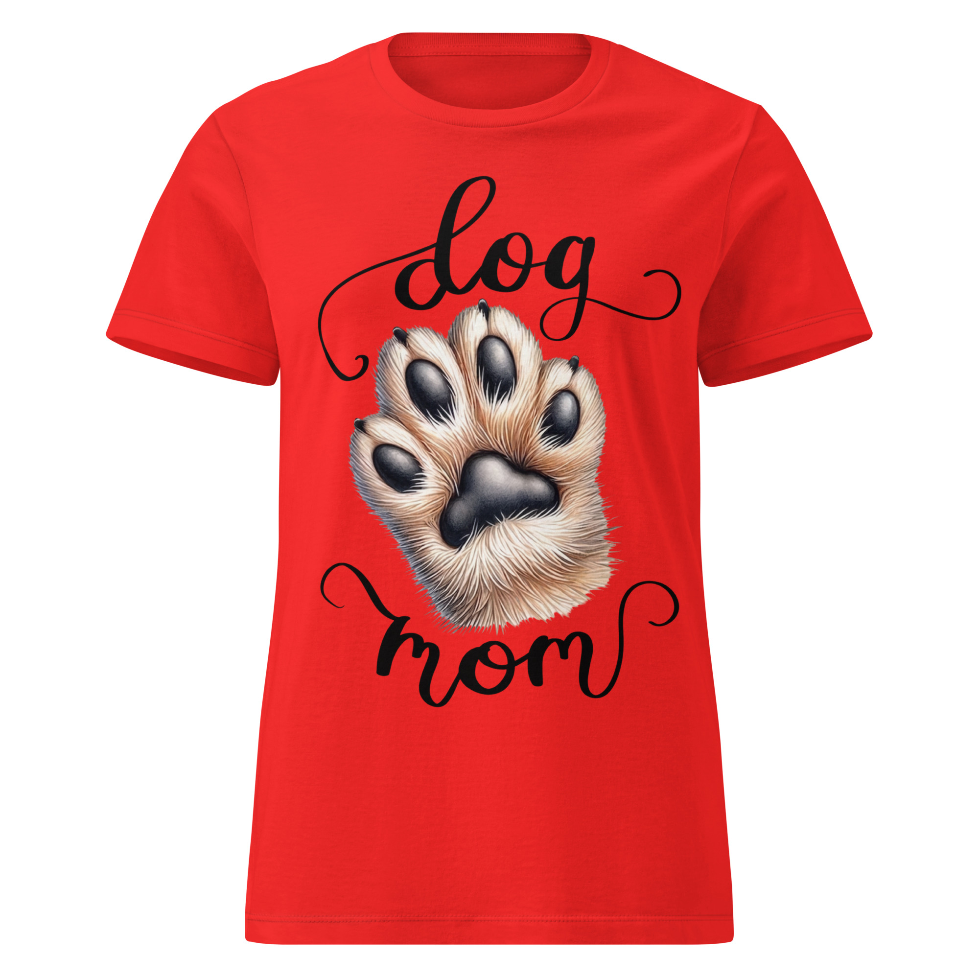 Dog Mom Women’s basic softstyle t-shirt