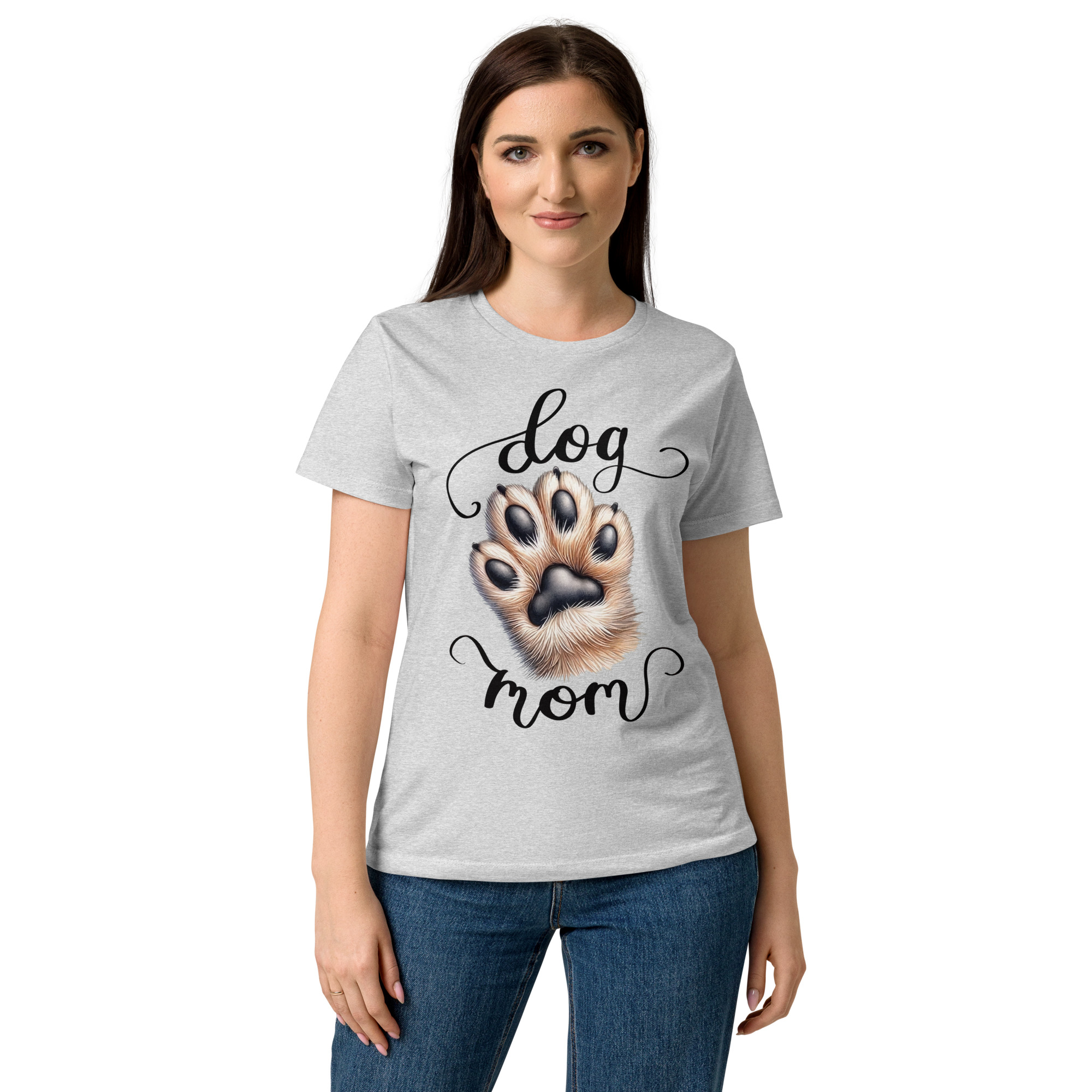 Dog Mom Women’s basic softstyle t-shirt - Image 6